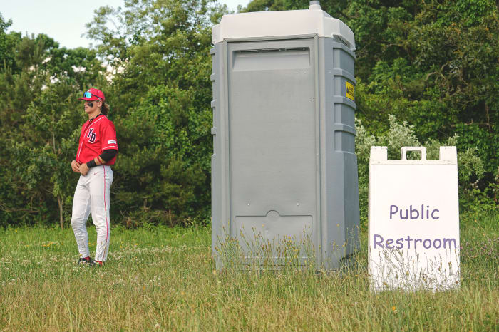 Cape Cod Baseball League bathroom